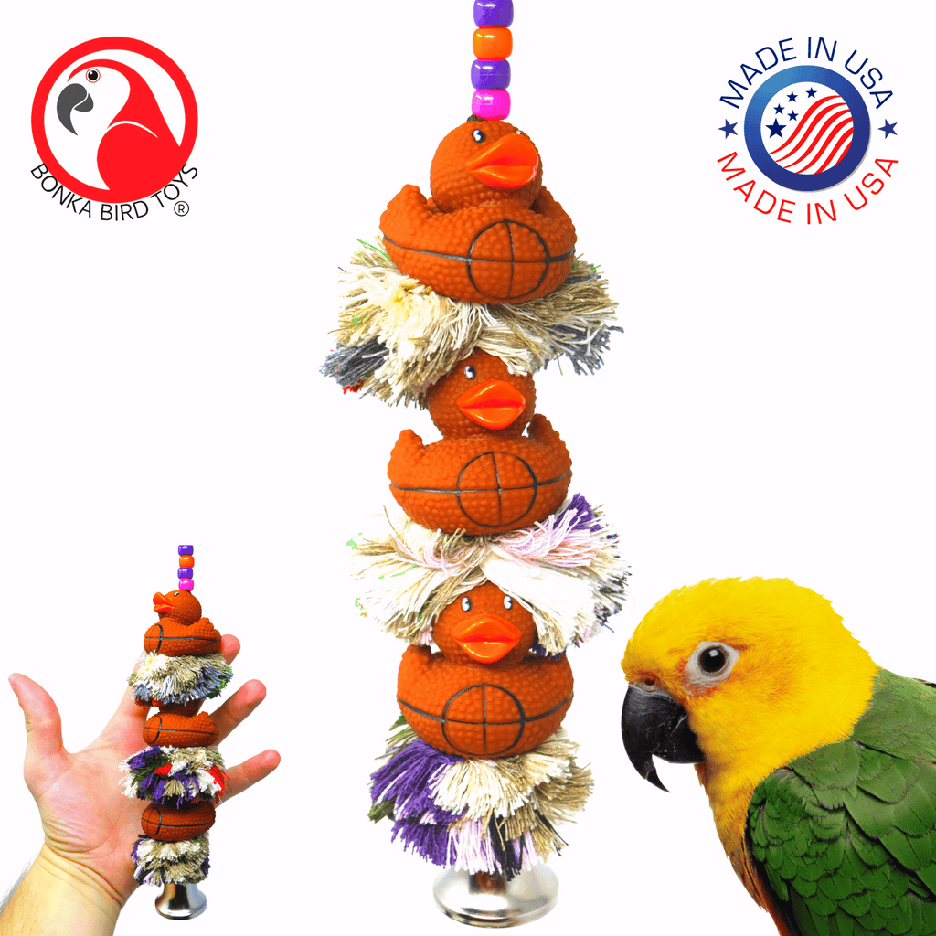Triple Ducky Sports Plucker - Bonka Bird Toys