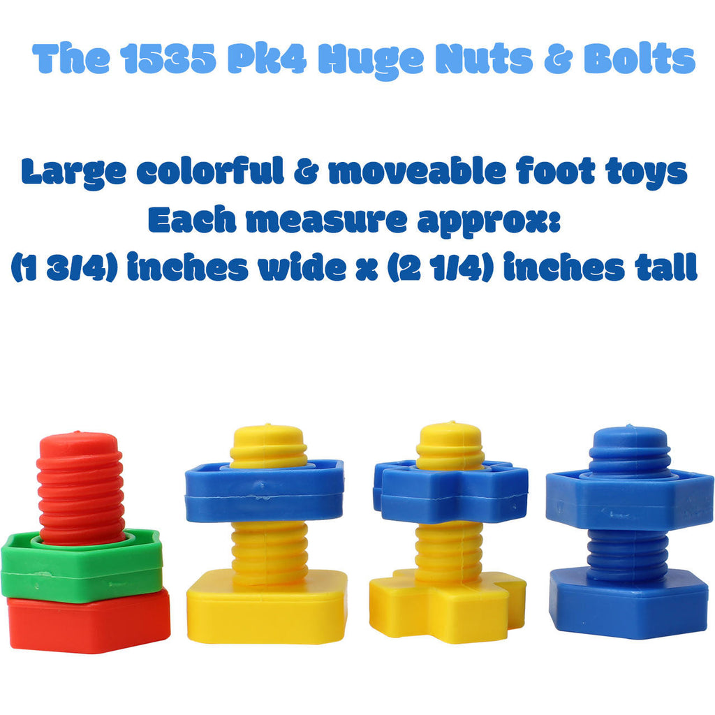 1535 Pk4 Nuts/Bolt - Bonka Bird Toys