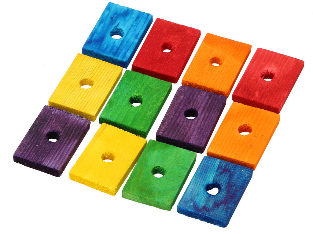 Can I Buy Colored Wooden Square Pieces for Birds?