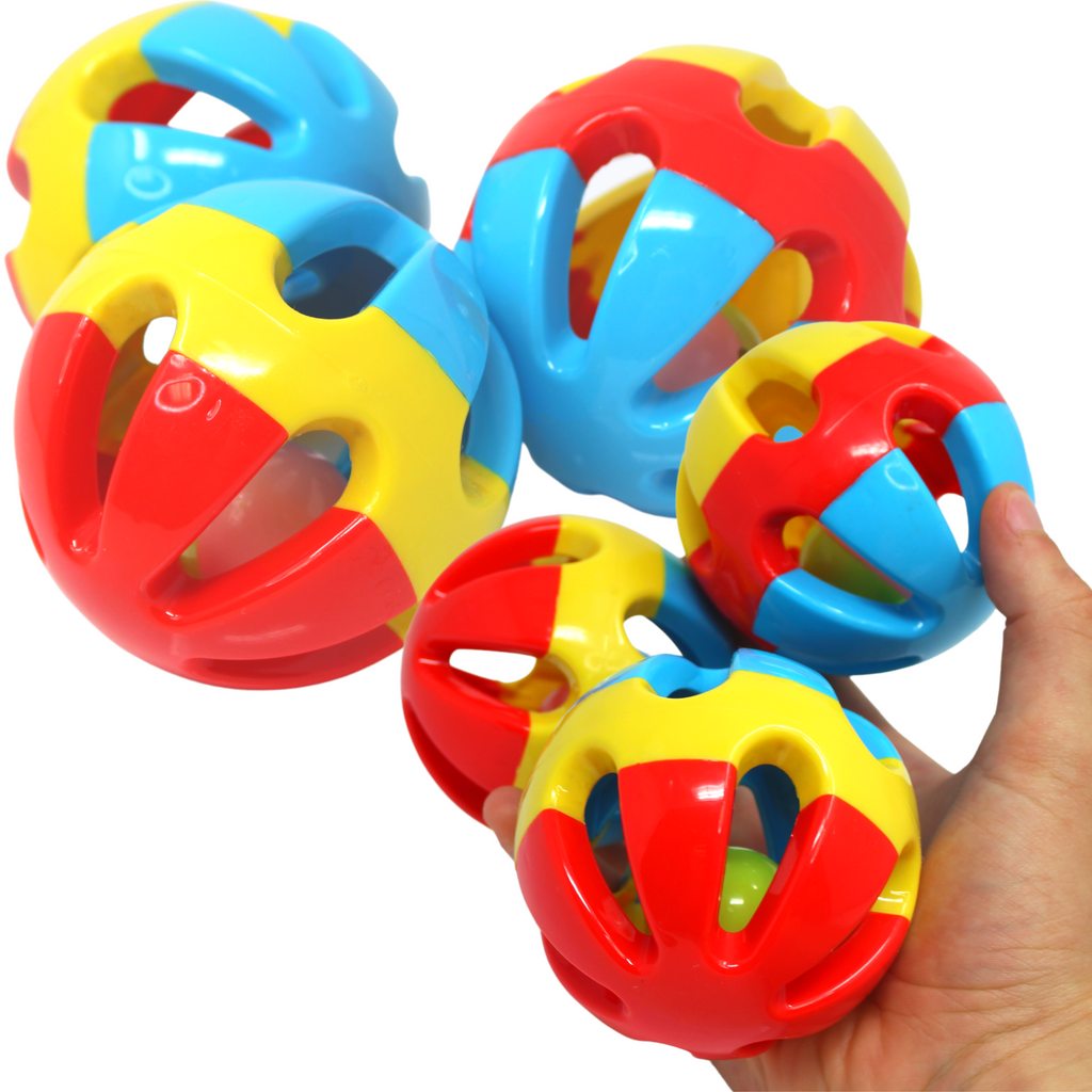 1312 Pk3 Soccer Balls 3 Inch - Bonka Bird Toys