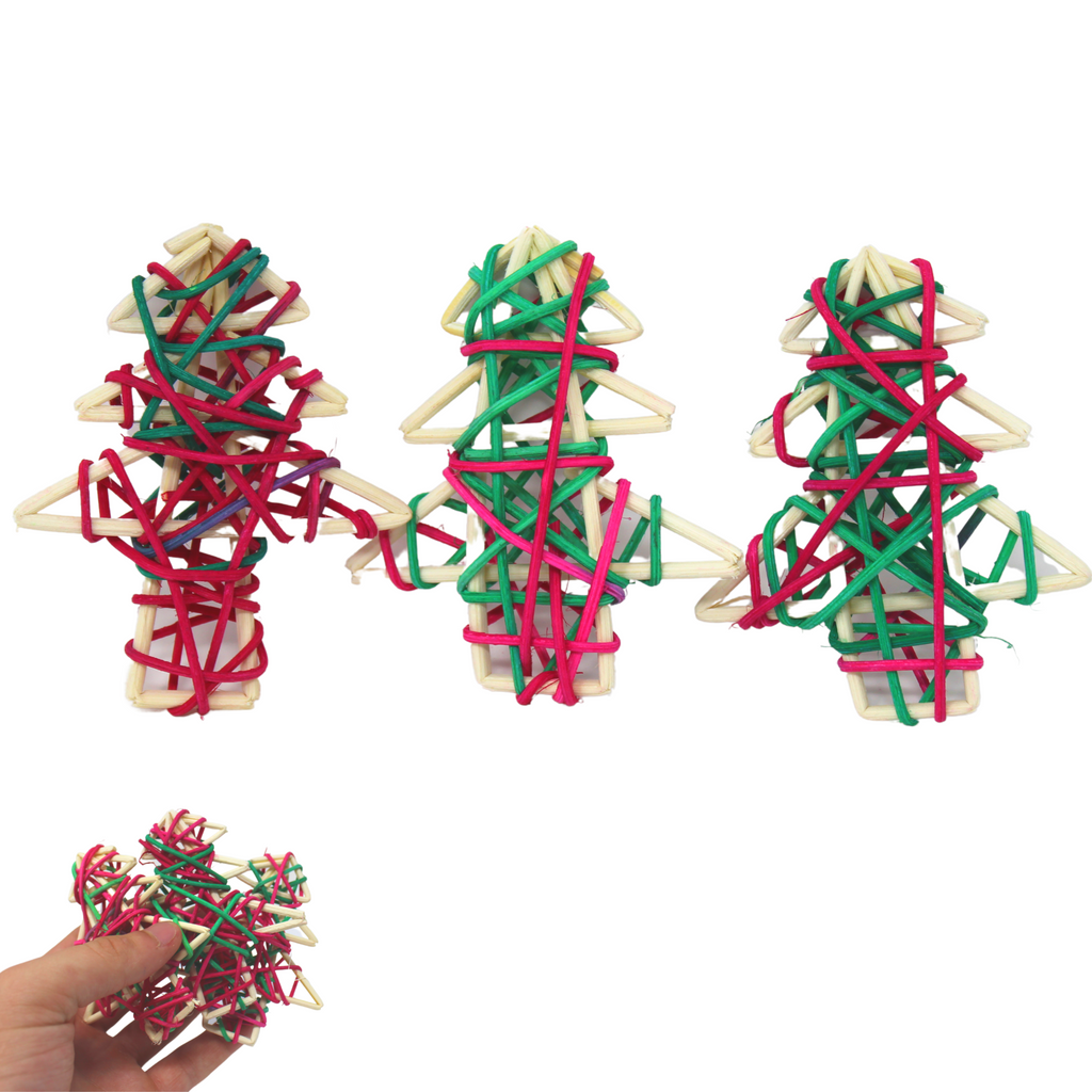 2835 Small Pk3 Colorful Christmas Tree - Bonka Bird Toys