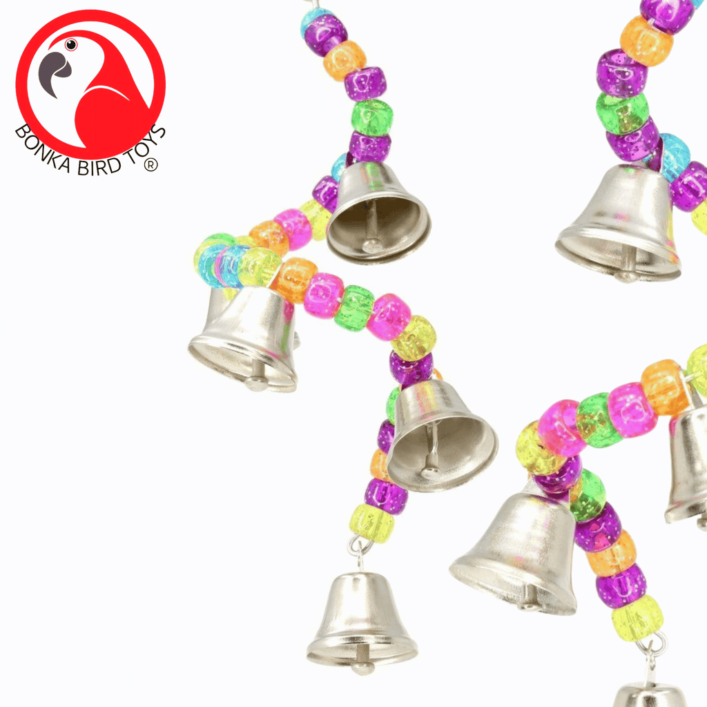 Colorful Bird Toys for Small Birds: 890 Ring My Bell - Bonka Bird Toys On Sale! - Bonka Bird Toys