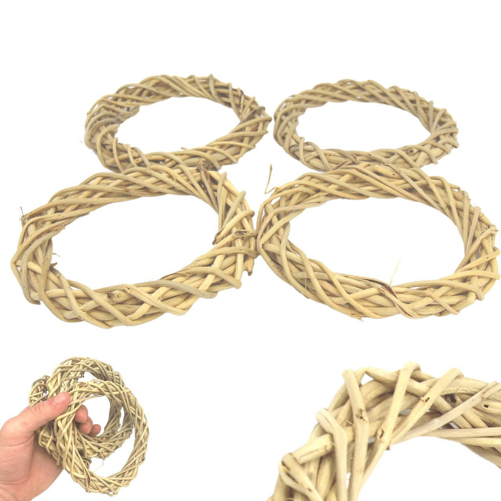 The 1264 Pk4 Large Vine Wreaths from Bonka Bird Toys are useful natural foot toys that your feathered friend will love to play with. Natural foot toys like these are essential for any pet bird's cage or aviary.