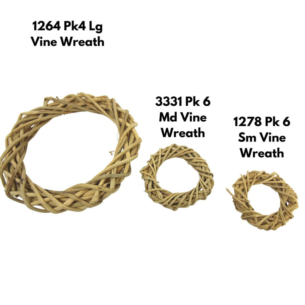 The 1278 Pk6 Small Vine Wreaths from Bonka Bird Toys are useful natural foot toys that your feathered friend will love to play with. Natural foot toys like these are essential for any pet bird's cage or aviary. 