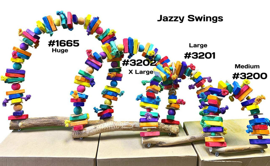 3200 Medium Jazzy Swing - Bonka Bird Toys