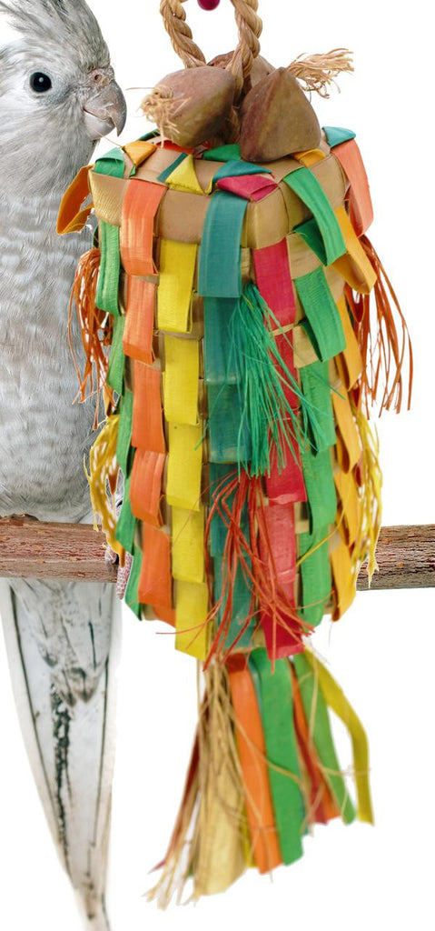 03357 Medium Straight Rainbow Pinata - Bonka Bird Toys